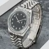 Męskie automatyczne zegarki mechaniczne Montre de lukse pełne szafir ze stali nierdzewnej 5 atmosfery wodoodporne Super Luminous Men Diamond Watch U1 Factory