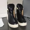 Stivali taglie forti per uomo Scarpe da ginnastica firmate da uomo in vera pelle Scarpe casual da uomo di lusso nero bianco