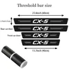 4Pcs Car Scuff Plate Door Threshold Sill Stickers For Mazda CX5 CX5 KE KF 2021 2020 2019 2018 2017 2016 2012 Auto Logo Covers4370544