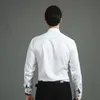 Chemise formelle pour hommes à manches longues élastique solide décontracté concepteur chemises intelligentes Stretch Slim Fit Camisas Social violet mâle Blouse 220330