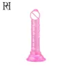 sexy Toys For Women Realistic Silicone Dildo Jelly With Thick Glans Real Dong Powerful Suction Cup Stiff Cock Beauty Items