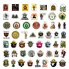 50Pcs Cartoon Smokey Bear Sticker Funny Lucky Bear Graffiti Kids Motorcycle Bicycle Decals