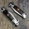 2Modelli Fast Open Russia Coltello Finka NKVD KGB Con coltelli tascabili pieghevoli manuali EDC Manico in legno Lama 440C Finitura a specchio Attrezzi da campeggio all'aperto 550 15017 15002 4600