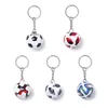 Mini Football Keychain Pendant Creative Fan Souvenir Gift Keyring Sports Keychain Luggage Decoration Key Chain