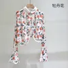 New fashion women's cheongsam style stand collar long sleeve chiffon cape coat driving sunscreen cardigan