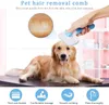 Домашние животные Slicker Brate Cat Dog Grooming Massage Dogs Dogs Self Clean Sedding щетка одна кнопка удаляет свободные коврики под шкром в запутанные волосы DLH933