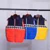 Boys Vests 2021 Fashion Kids Baby Patchwork Sleeveless Vest Autumn Children Teenagers Cotton Jackets Down Vest 3-7 년 J220718