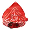 Pet Dog Cat Bandana Sciarpa Colletto Fiore Stampato Regolabile Fazzoletto da collo alla pecorina Triangolo Sciarpe 3 3Kl E1 Drop Delivery 2021 Collari Guinzagli