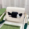 2022 أحدث نسائي للنساء Horsebit 1955 Mini Bag Bag Ophidia Crossbody Bags Messenger Davika Designer عالية الجودة من جلد الكتف الأسود التعاون