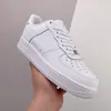 Brand Classic designer sneakers for men women forces boots 1 one low high 1s all white black trend fashion sports trainers skateboarding shoes green