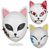 Japanse anime cosplay maskers Halloween Demon Slayer Kimetsu No Yaiba Kamado Tanjirou Sabito Cosplay Party Props 220715