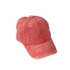 Basker våren 2022 baseball cap andningsbara gamla hål solskyddsmedel hatt sombreros vaqueros para mujer cowgirl hatberets