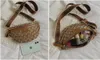 HBP Tryckt brev Plaid mönster Fanny midjepåsar för kvinnor kedja fashionabla kvinnliga midjor packar damer bred rem crossbody väska