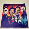 Carpets caras malignos da sala de estar tapetes de halloween tapetes floormat banheiro macio de cama não deslizante grande decoração de quarto decoração de filme de terror capacho de pegadinha