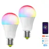 10 Вт RGB Smart Bulb E26 E27 B22 MultyColor Dimmable Spotlight Automation Дому, совместимая с Alexa Light Smart