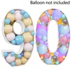 Party Decoration 73cm Big Number Frame Stand Balloon Filling Box DIY Baby Shower Jungle Birthday Letter 1 2 3 Mosaic Anniversary