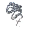 Молитвенные бусины хрустальные розарии поперечное ожерелье католические святые молитвенные поставки подарков подарки