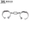 NXY Chastity Device Heidi Stainless Steel Collar Handcuffs Shackles Self Binding Belt Lock Sm Alternative Adult Sex Products 0416