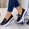 Chaussures habillées femmes mocassins à plate-forme confortable pour décontracté plat Pu marche Style Vintage 2022 baskets