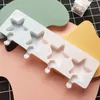 Силиконовый мороженое Мороженое Стоимость DIY Домашнее морозильная морозила 4 -х ячейка для кубика кубика