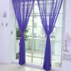 Curtain & Drapes Modern Curtains For Living Room Tulle Window Home Bedroom Pure Color Voile Valances 30Curtain