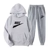 Fashion Brand Men Tracksuit Men's Hoodies + Sweatpants Two Piece Suit Hooded letter printing Casual Sets Male Clothes S-3XL
