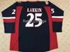 Chen37 C26 NIK1 #25 Dylan Larkin Grand Rapids Griffins Black Hockey Jersey Bordado Bordado cosido Personalizar cualquier número y nombre Jerseys