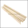 Chopsticks Flatware Kitchen Dining Bar Home Garden 10 Pair 24Cm Long Beige Bamboo Chinese Traditional Kitchen Drop Delivery 2021 Vzdzr