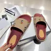 2022 Flip Flop Damenschuhe Stickerei Keilsandalen Lässige Damen Flip Flops Damenschuhe Flache Damen Echtes Lackleder Hausschuhe GRÖSSE 35-42