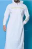 Hommes musulmans caftan chandail à capuche hauts Jubba Thobe arabe islamique longue Robe arabie saoudite Robe Abaya dubaï Blouse ample