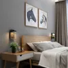 Wall Lamp Bedroom Bedside Light With Shelf Modern Simple Lamps Switch USB Charging Background Decor Sconce AC110V 220VWall