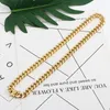 체인 체인 스테인리스 스틸 골드 목걸이 고품질 컬러 도금 연석 쿠바 체인 accesories for women healgry giftchains