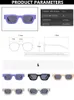 Солнцезащитные очки винтажные модные фиолетовые женщины мужские квадратные рамки очки классические вогнутые прямоугольные оттенки очков UV400 Gafas de Solsunglasses