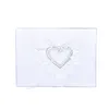 Sweet Heart Wedding Satin Ring Pillow Flower Basket Guest Book Feather Pen Favor 4 in 1 Set