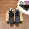 2022 Designer Mius 574 Sneaker in denim scarpe casual Fashion Sneaker con box coloniale beige royal blu bianchi più recenti allenatori femminili da donna taglia 35-40