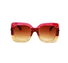 Дизайнерские солнцезащитные очки бокалы бренда открытые оттенки PC Farme Fashion Classic Ladies Luxury Sunglass Mirror для женщин