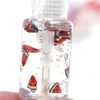 Lijo transparente Gloss Clear Oil Candy Fruit Forma Labios Bálsamo Líquido Hidratante Plumper Lipgloss