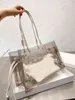 Sacs à bandoulière sac fourre-tout transparent pour femmes sacs à main de créateur de plage d'été sacs à bandoulière en gelée sac à main décontracté 220624