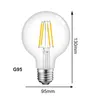 Glödlampor LED -glödlampor E27 220V Kallvita färger för hemhusets badrum 6W 60W Vintage Light Kit för att ersätta Halogenled