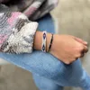 Braccialetti con ciondoli Braccialetti dell'amicizia degli amici della moda Miyuki Braccialetti avvolgenti fatti a mano regolabili con catena di perline bohémienFascino