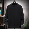 Non Iron Black Khaki Sweaters voor heren lente herfst winterkleding trekt oversize 7xl 8xl klassieke stijl casual pullovers 220817