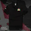 Polos pour hommes Burundi Chemises burundaises Hommes Manches courtes Marques blanches imprimées pour le pays 2022 Coton Nation Team Drapeau Afrique de l'Est BDI BIMEN's