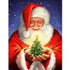15x20cm DIY Diamond schilderij Kerstkits voor volwassenen 5D Santa Claus Diamanten borduurwerk Snow House Landschap Mozaïek Cross Stitch Crafts Home Decoratie C0621G12
