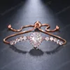 Bracelet de luxe Vintage en cristal irrégulier AAA Zircon pour femmes, tendance, mariage, demoiselle d'honneur, bijoux, accessoires, cadeaux