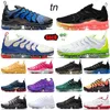 2022 Top Kwaliteit Kussen OG TN Plus Mens Dames Running Schoenen Bubblegum Verse Knicks University Red Triple White Black Royal Atlanta USA Sneakers Trainers Maat 36-45