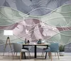 Домашнее улучшение обои росписи абстрактные фрески 3D фото для гостиной спальня телевизор фона обои для дома декор высокого качества