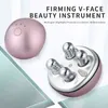 Gesichtspflegegeräte 3D-Gesichtsmassagegerät Roller Facelift-Massage Mikroströme Gesichtslifting Rotierende Falten Entfernen Straffen Anti-Falten-Hautschönheit 0727