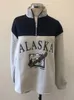 Moletom Sorto de Moletom Armazenamento de Armazenamento Alasca Alasca Fashion Vintage Polo Pollar Pullovers casuais Mangas compridas Lão de algodão quente de inverno 220811