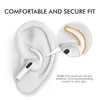 3 Pairs Headset Accessories Soft Silicone Ear Hooks for AirPods Pro Anti-Slip Earbuds Covers Tips + Pouch for Apple Air Pods