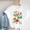 Frauen Druck Cartoon Pflanze Frühling Sommer 90s Mujer Camisetas Mädchen Mode Kleidung Drucken T Top T-shirt Weibliche Grafik 220527